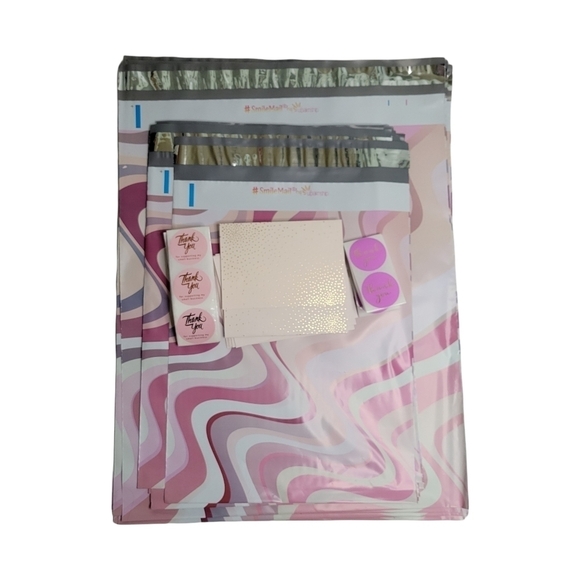Abstract Swirl Polymailer Shipping Bundle•25 & 50 pk - Picture 1 of 13